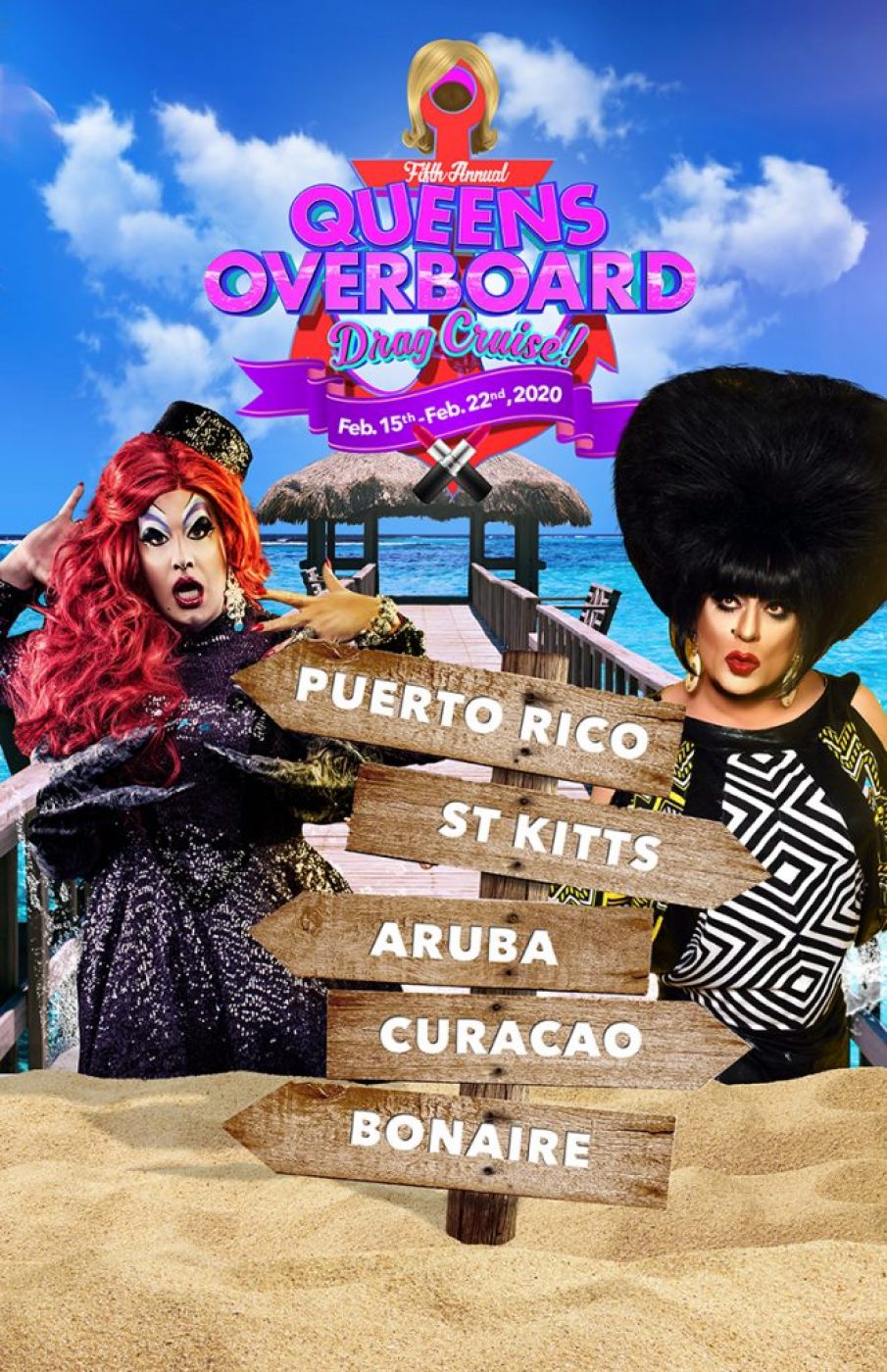 queens overboard caribbean cruise 2