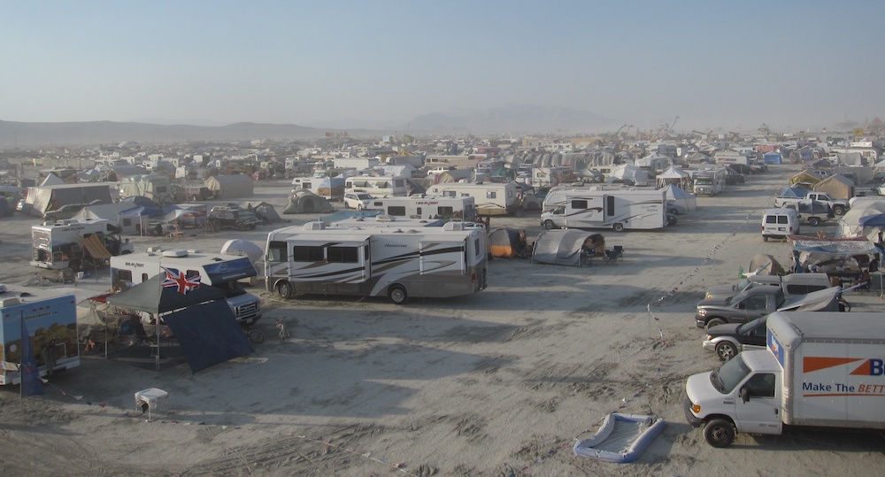 burning man RVs