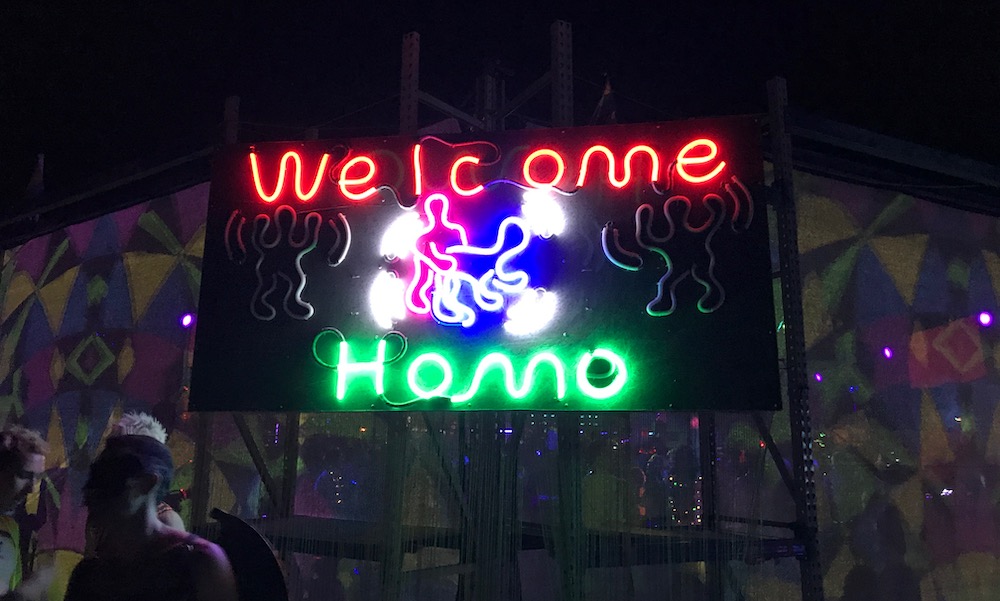 burning man neon