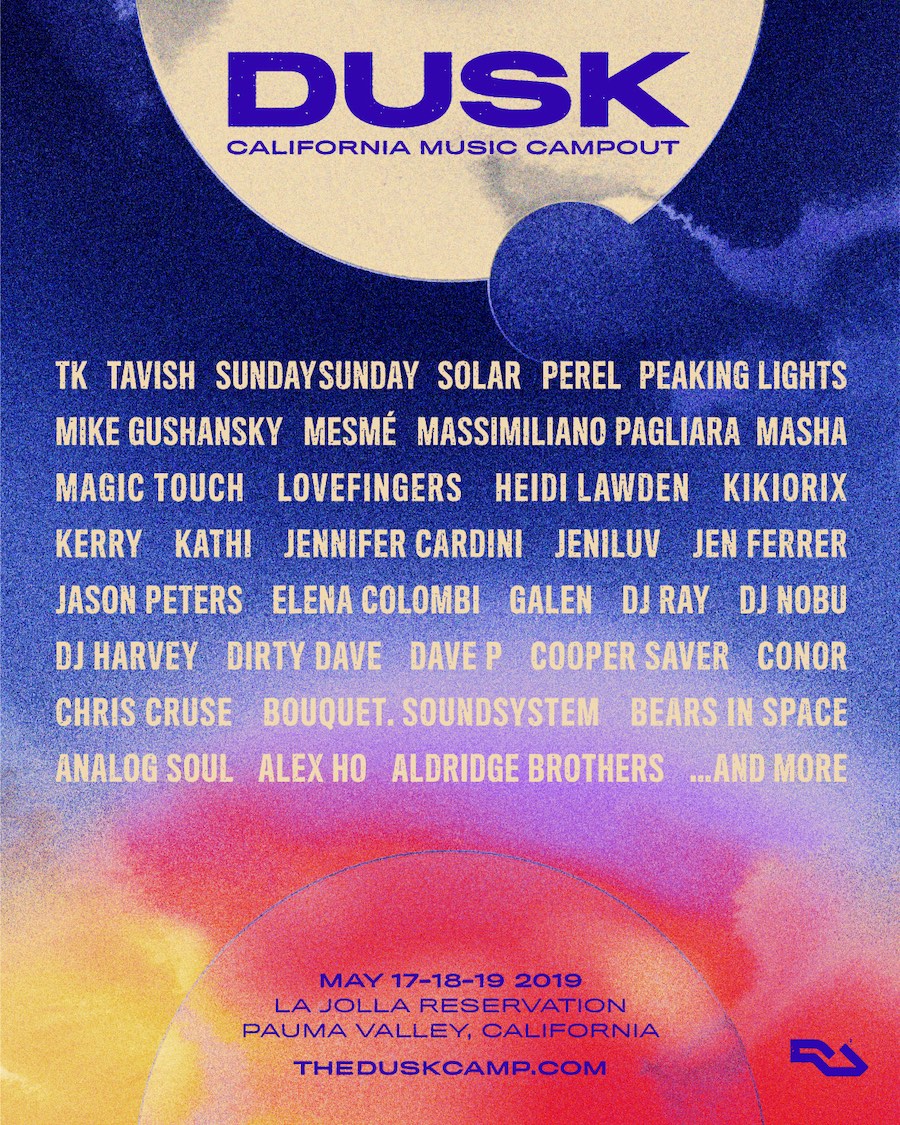 dusk california music campout lineup