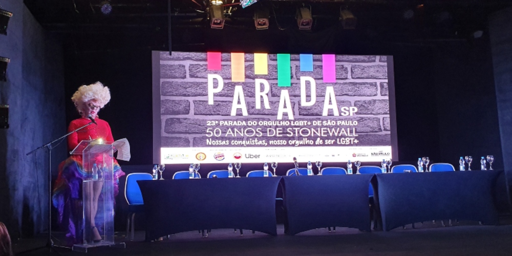 Coletiva de imprensa da Parada LGBT