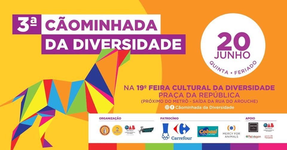 Terceira Cãominhada da Diversidade