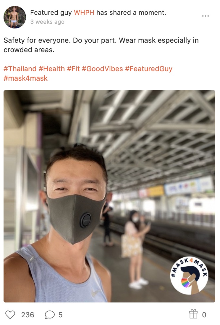 mask-wearing hornet #mask4mask campaign 4