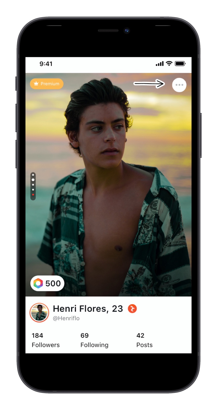 hornet shop profile button