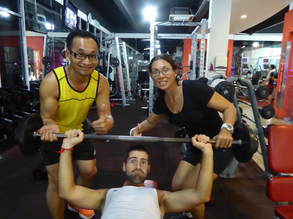 keeping fit while traveling local gym