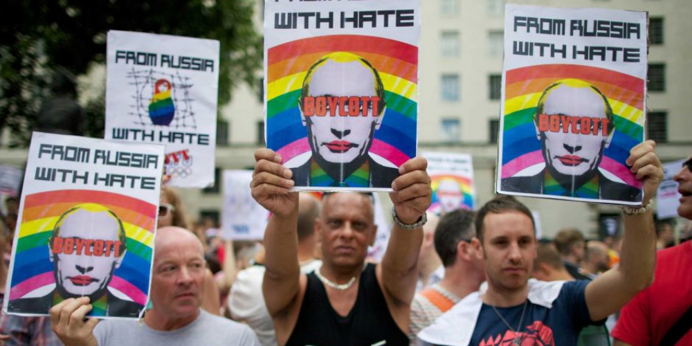 chechnya's gay purge protest nyc