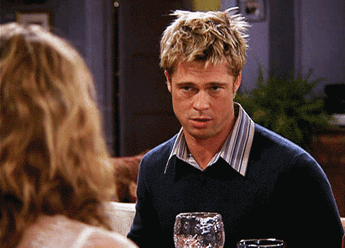 friends thanksgiving episode brad pitt