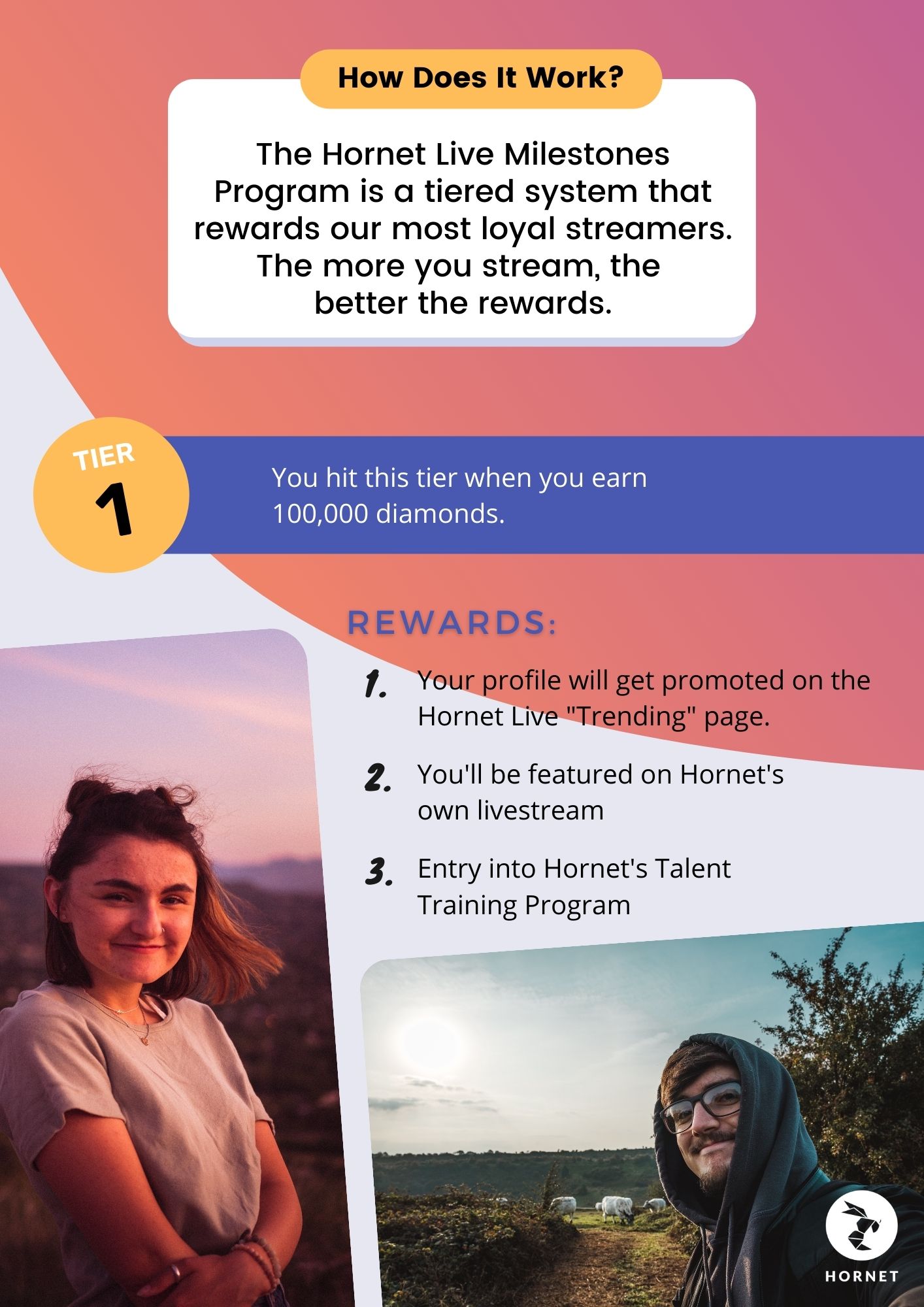 hornet live milestones program playbook page 2