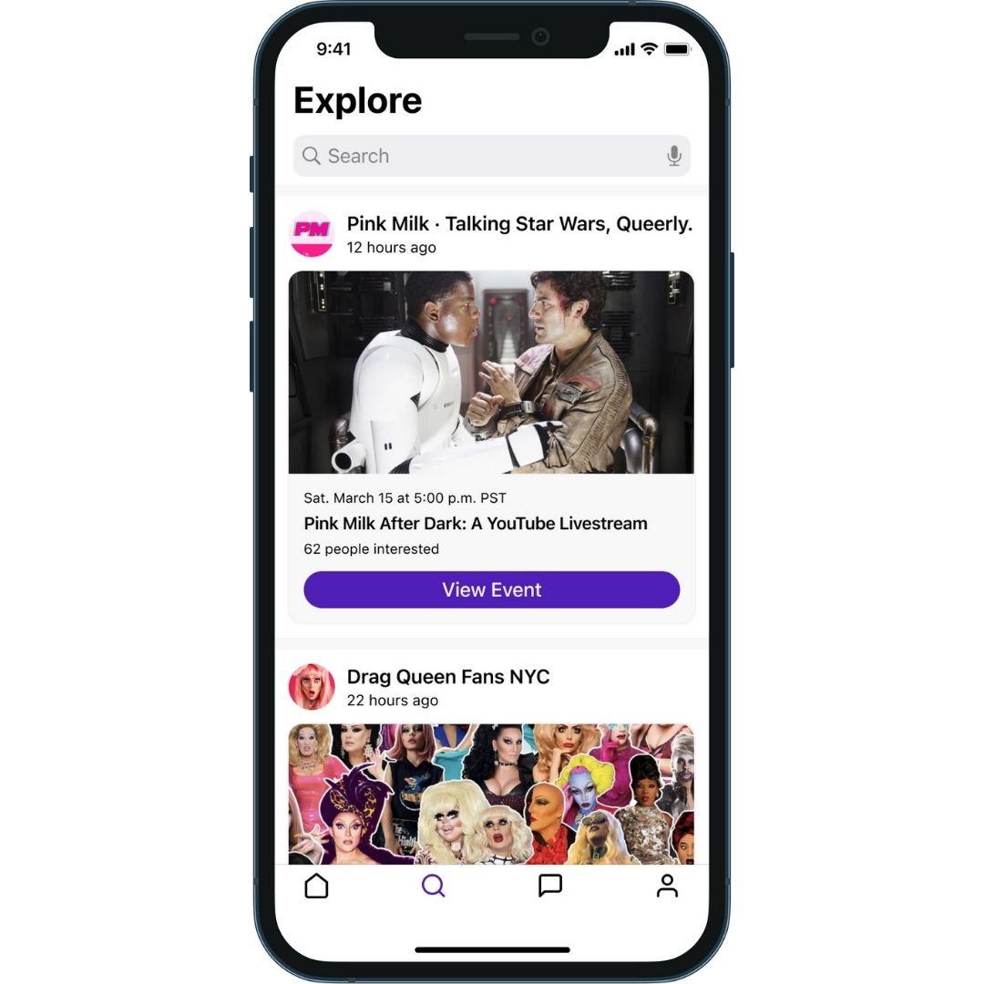 spaces app events
