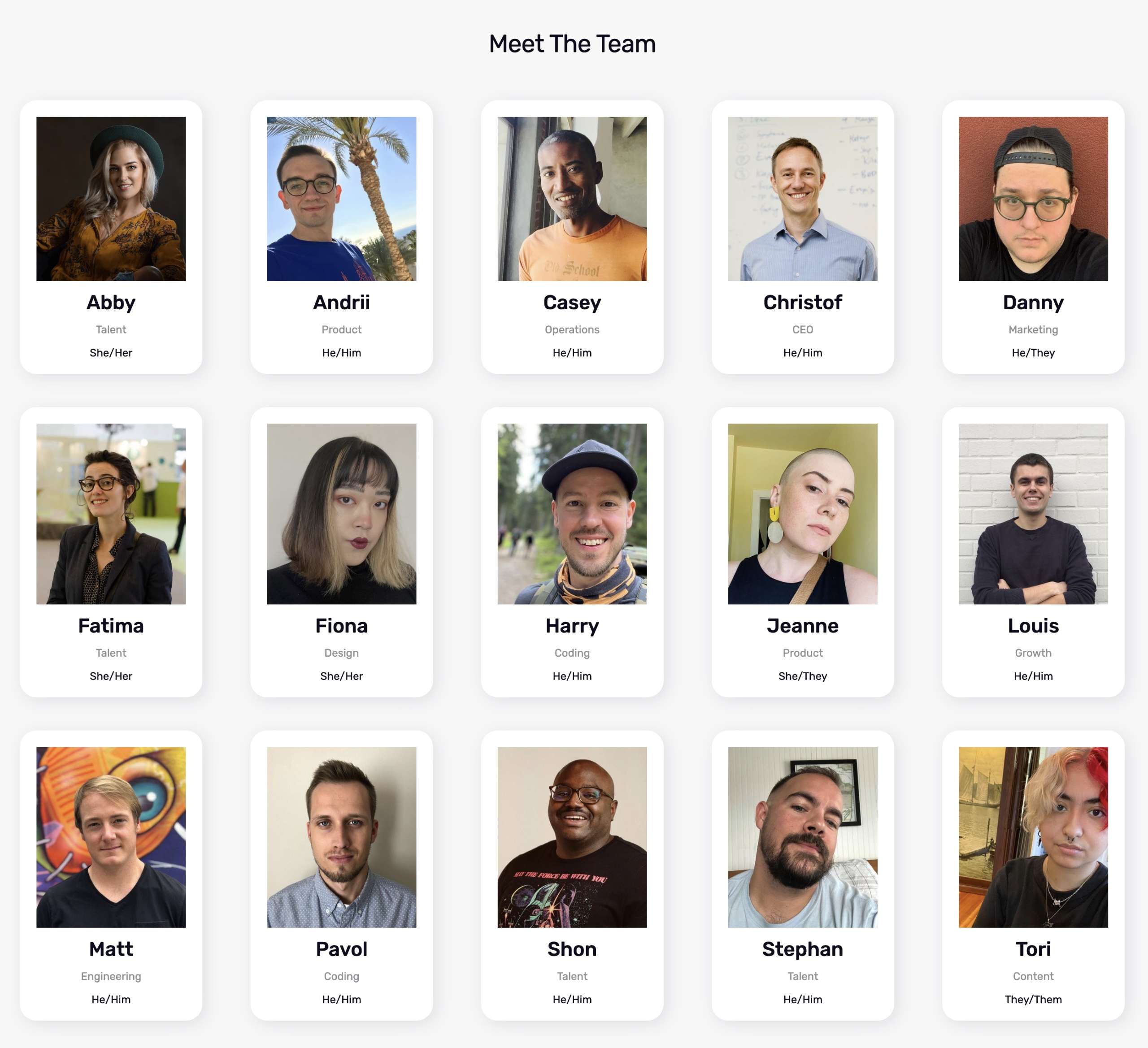 meet the spaces team